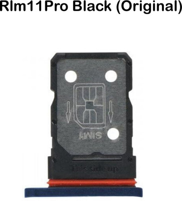 Norway Sim Card Tray(Compatible With Realme 11 Pro 5g Black (Original))