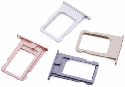 spareology Sim Card Tray(Compatible With ITEL A60S silver)