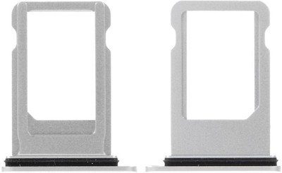 Sandreezz Sim Card Tray(Compatible With Apple iPhone 8 Plus - Silver)