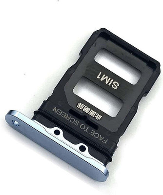 spareology Sim Card Tray(Compatible With Mi 11X Pro 5G Blue)