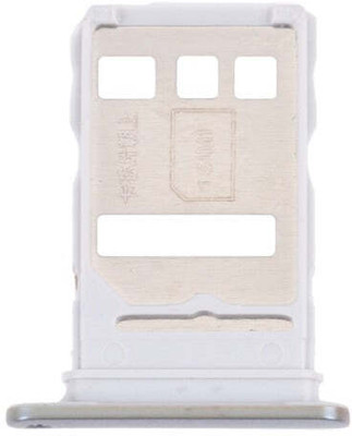 spareology Sim Card Tray(Compatible With Honor Y9a Silver)