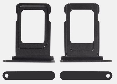 Sandreezz Sim Card Tray(Compatible With Apple Iphone 12 Pro Max - Grey)