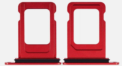 Sandreezz Sim Card Tray(Compatible With Apple iPhone 14 - Red)