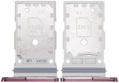 SPAREWARE Sim Card Tray(Compatible With Samsung Galaxy S22 Ultra -Burgundy)