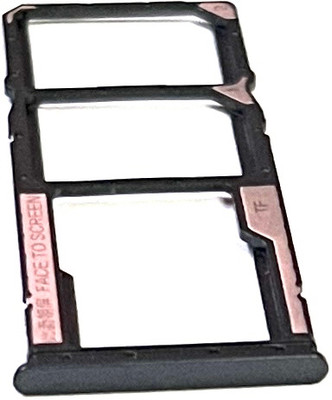 Hynaty Sim Card Tray(Compatible With POCO C55 (BLACK))