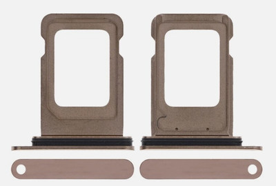 Sandreezz Sim Card Tray(Compatible With Apple Iphone 11 Pro Max - Gold)
