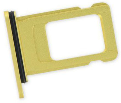SPAREWARE Sim Card Tray(Compatible With APPLE IPHONE 11 YELLOW)