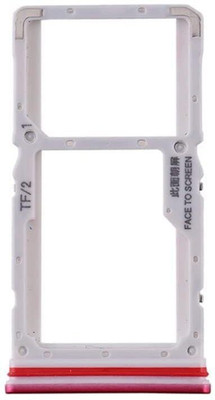 AceKing Sim Card Tray(Compatible With REDMI Poco X2 Dual Sim Card Slot Tray Holder : RED)