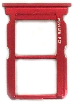 VRAVMO Sim Card Tray(Compatible With ONEPLUS 5/5T (RED))