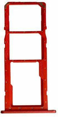 VRAVMO Sim Card Tray(Compatible With SAMSUNG GALAXY A01 (RED))