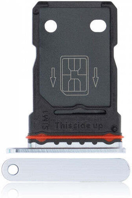 Sparevilla Sim Card Tray(Compatible With Oneplus 9 Pro -Silver)
