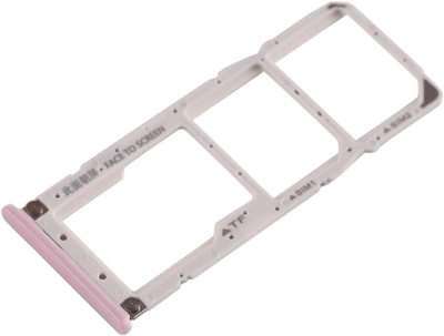 spareology Sim Card Tray(Compatible With Mi Play Pink)