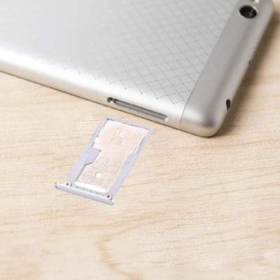 Tech4GSM Sim Card Tray(Compatible With Redmi Mi 3S Silver)
