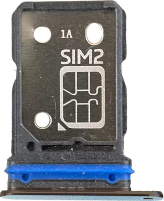 Hynaty Sim Card Tray(Compatible With VIVO V23 5G (BLUE))