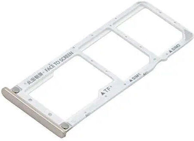 spareology Sim Card Tray(Compatible With Realme 6 Pro Silver)