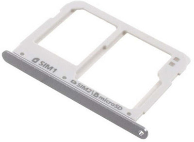 spareology Sim Card Tray(Compatible With Samsung Galaxy A7 2016 Silver)