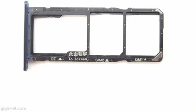Krittoe Sim Card Tray(Compatible With HUWAEI HONOR 8C : BLACK)