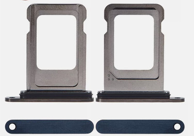 Sandreezz Sim Card Tray(Compatible With Apple Iphone 15 Pro Max - Blue Titanium)