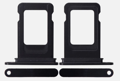 Sandreezz Sim Card Tray(Compatible With Apple Iphone 14 Pro - Black)
