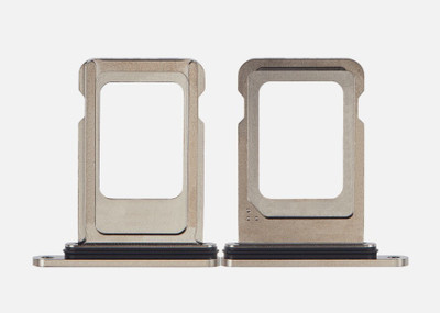 Sandreezz Sim Card Tray(Compatible With Apple Iphone 15 Pro - Natural Titanium)