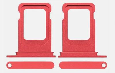 Sandreezz Sim Card Tray(Compatible With Apple iPhone 13 - Red)