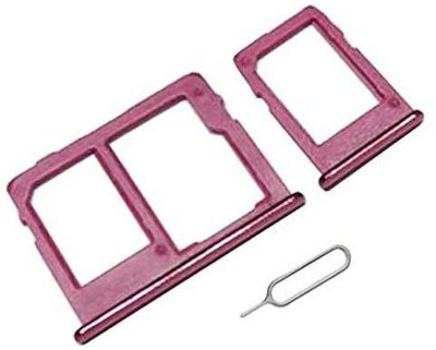 Sparevilla Sim Card Tray(Compatible With samsung j4 plus : red)