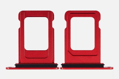 Sandreezz Sim Card Tray(Compatible With Apple iPhone 14 Plus - Red)