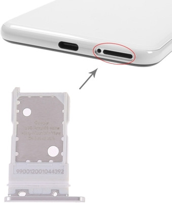 Spares4ever Sim Card Tray(Compatible With Google Pixel 3 White)