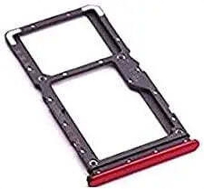 spareology Sim Card Tray(Compatible With Xiaomi Mi Note 7 Pro : Red)