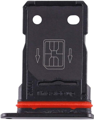 Sparevilla Sim Card Tray(Compatible With Oneplus 8 Pro -Black)