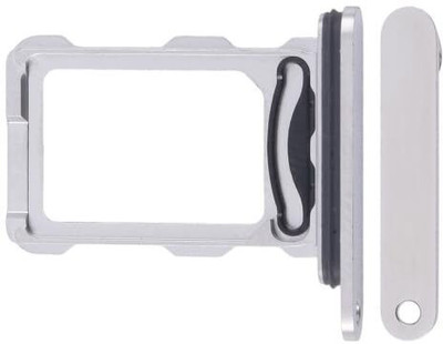 Hynaty Sim Card Tray(Compatible With IPHONE 16 PRO (SILVER))