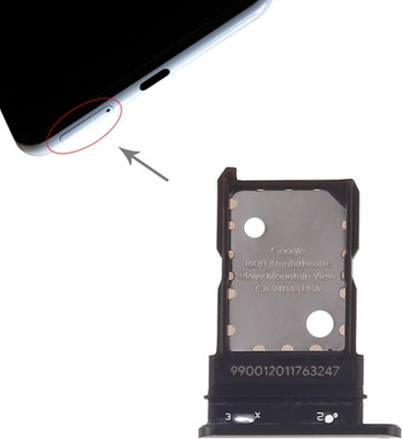 Spares4ever Sim Card Tray(Compatible With Google Pixel 3 XL Black)