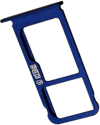spareology Sim Card Tray(Compatible With Nokia 6.1 Plus Blue)