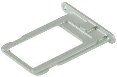 spareology Sim Card Tray(Compatible With Iphone 5 Silver)