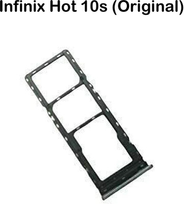 Emrse Sim Card Tray(Compatible With Infinix Hot 10s Blue (Original), (X689) Do Not Order For Another Mobile)