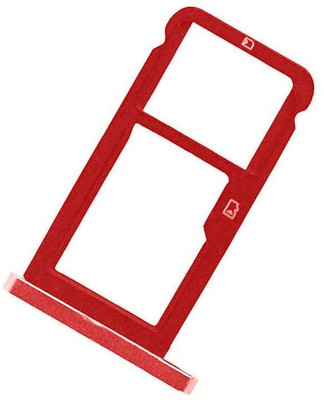 spareology Sim Card Tray(Compatible With Xiaomi Redmi Note 5 Pro Red)