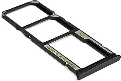 Hynaty Sim Card Tray(Compatible With POCO C61 (BLACK))