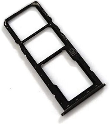 spareology Sim Card Tray(Compatible With Realme Narzo 50A Black)