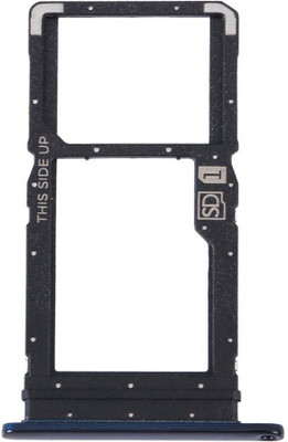 Shockware Sim Card Tray(Compatible With Moto One Fusion Plus Black)