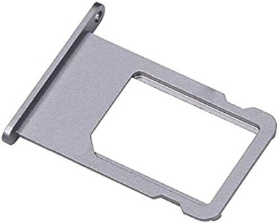 spareology Sim Card Tray(Compatible With Iphone 5S Silver)