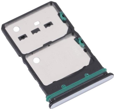 spareology Sim Card Tray(Compatible With Nord CE 2 5G : Grey mirror)