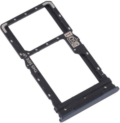 spareology Sim Card Tray(Compatible With Moto G82 (Black))