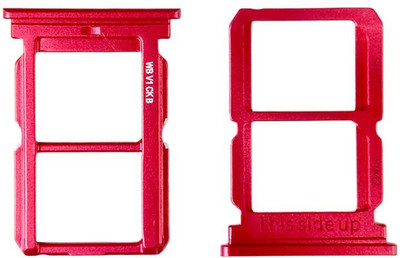 Sandreezz Sim Card Tray(Compatible With OnePlus 5 - Red)
