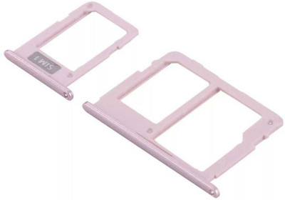 spareology Sim Card Tray(Compatible With Samsung Galaxy J7 2017 Pink Pink)