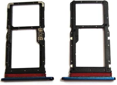 spareology Sim Card Tray(Compatible With One Fusion : Blue)