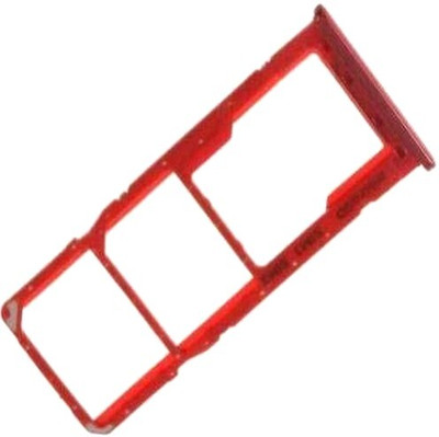 spareology Sim Card Tray(Compatible With Samsung Galaxy A70S Red)