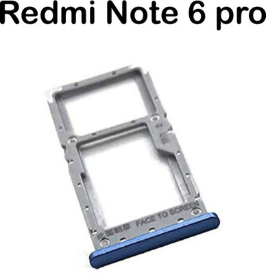 Norway Sim Card Tray(Compatible With Redmi Note 6 pro Blue (Original))