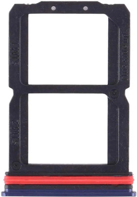 spareology Sim Card Tray(Compatible With 7 / 1+7 : Blue)