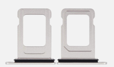 Sandreezz Sim Card Tray(Compatible With Apple iPhone 14 Plus - Silver)