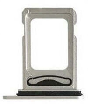 Shockware Sim Card Tray(Compatible With iPhone 14 Pro Silver)